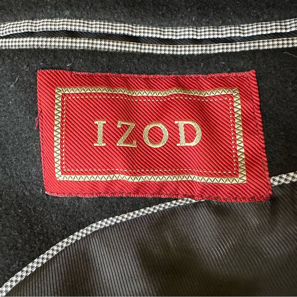 Izod Wool Gentleman’s Overcoat - Picture 3 of 8